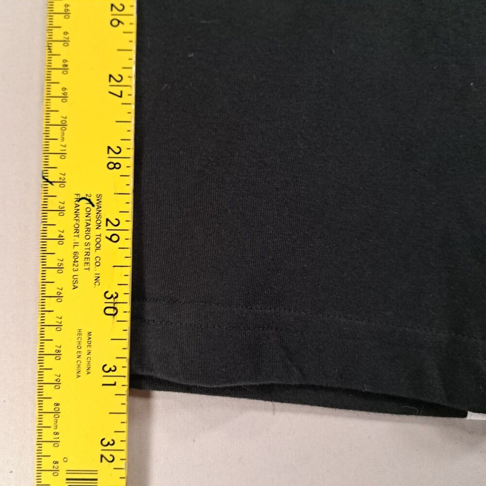Adidas Track Pants Mens  XL Black  White 3 Stripes Warm Up Straight Leg Gym - Picture 10 of 10